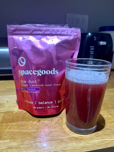 Customer photo review of glow dust - starter kit