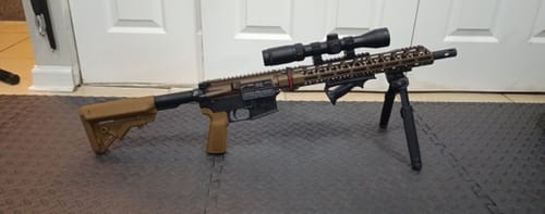 Customer photo review of Vertical and Angled Foregrips
