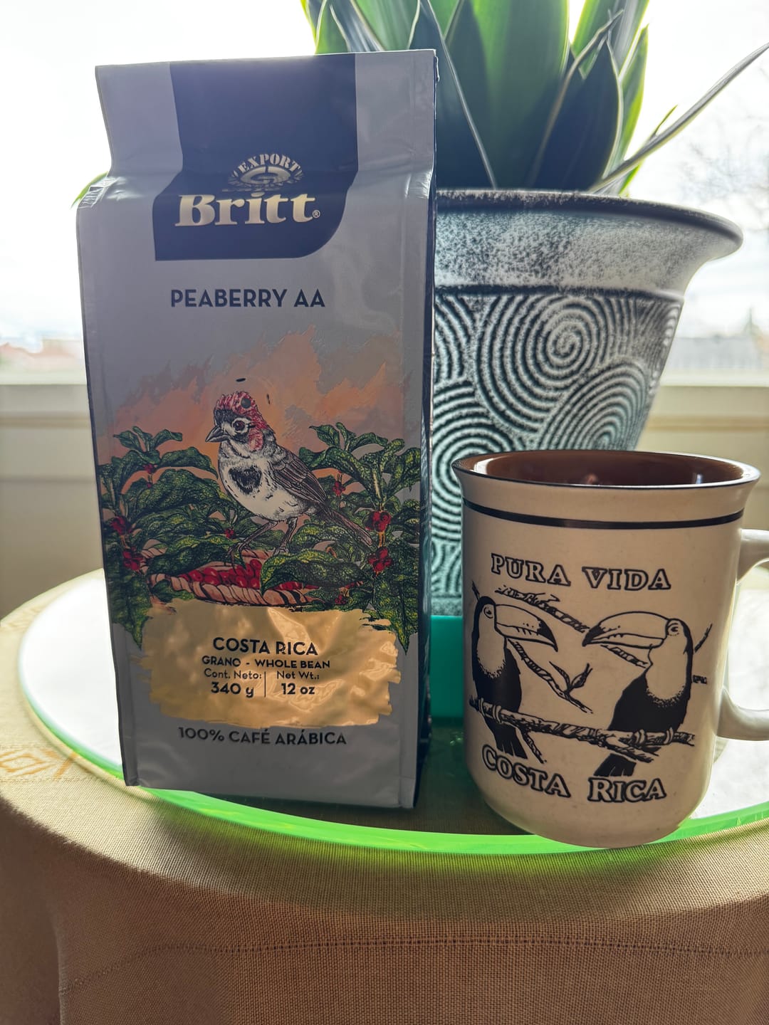 Customer photo review of COSTA RICAN PEABERRY AA COFFEE