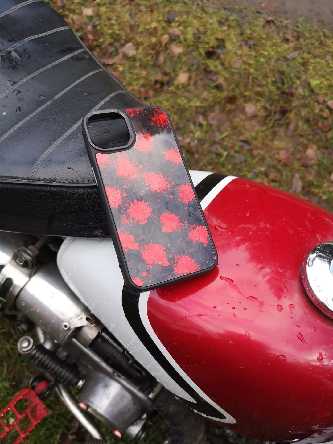 Customer photo review of Forged Carbon Red EternaGloss™