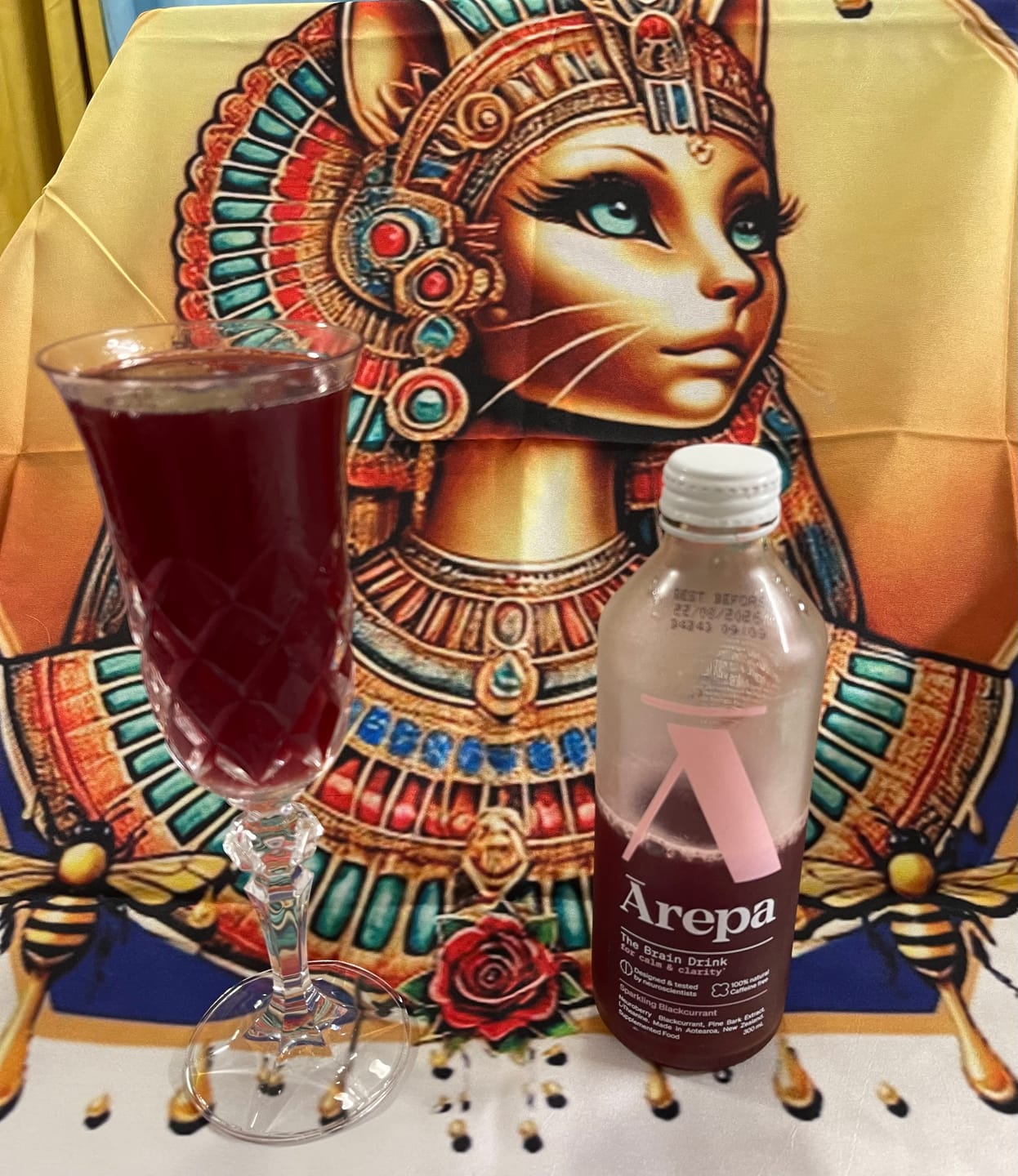 Customer photo review of SALE - The Brain Drink for Calm & Clarity - Sparkling Blackcurrant