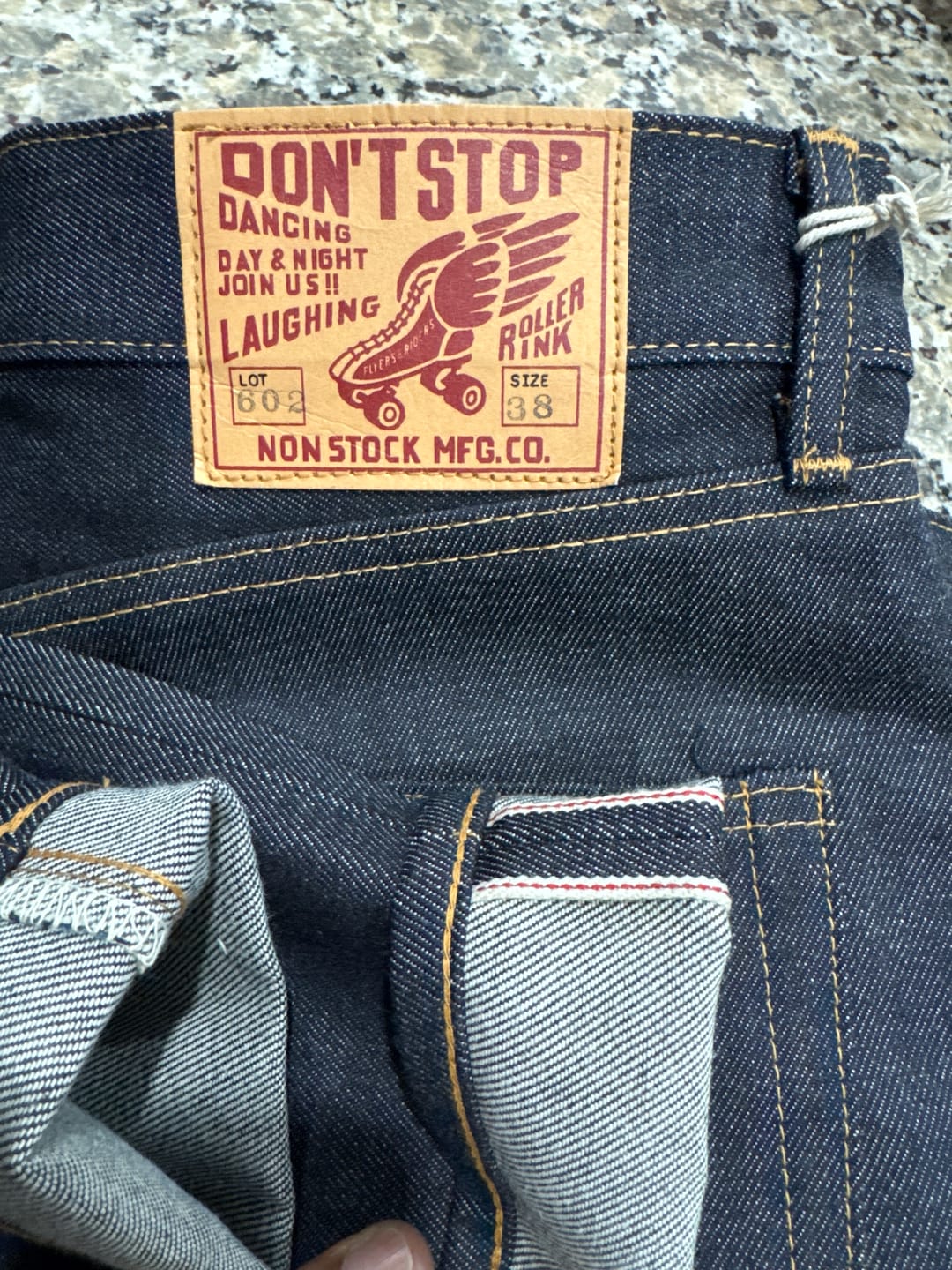 Customer photo review of Lot 602 1969 Model Selvedge Denim Jeans