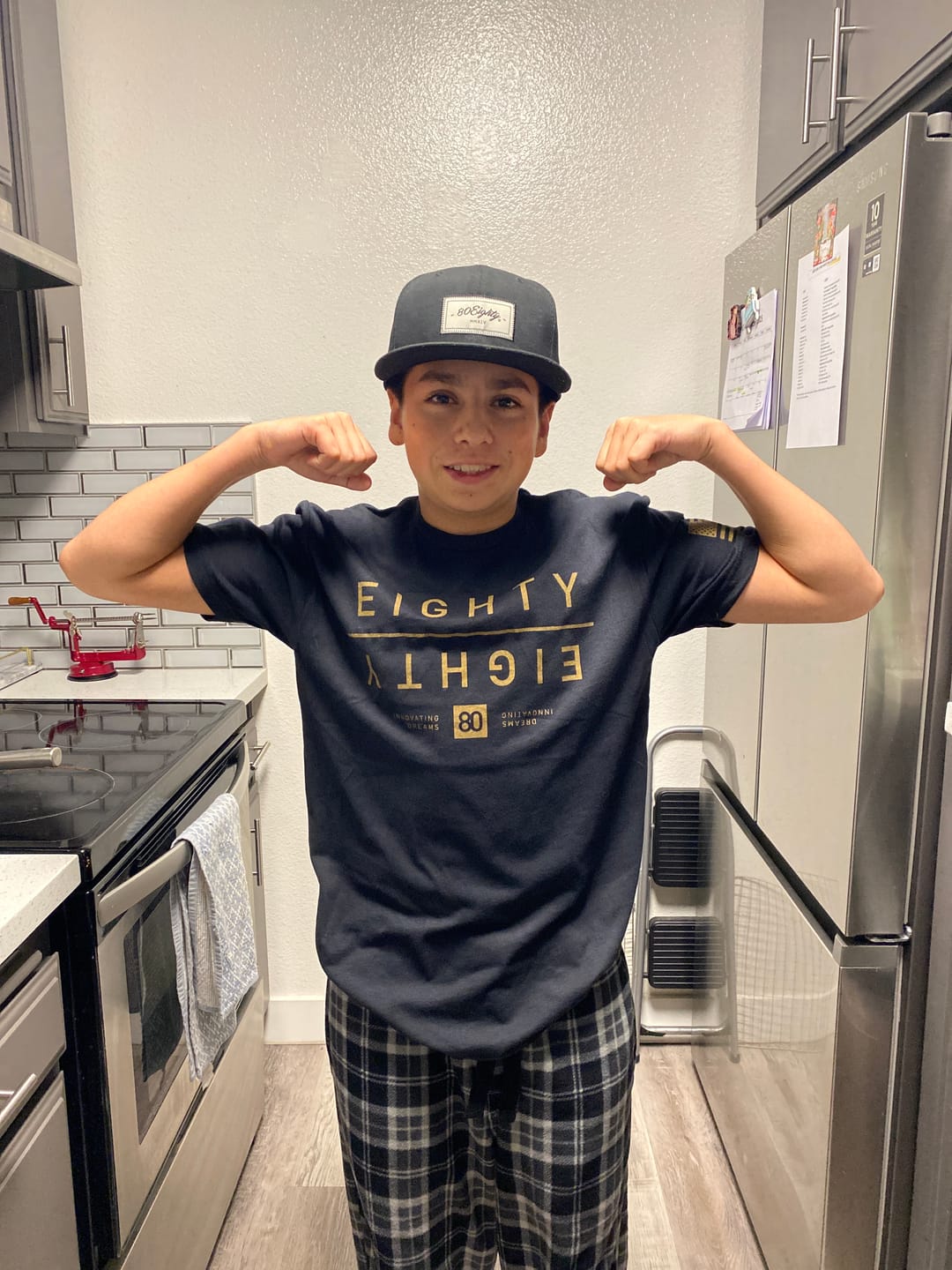 Customer photo review of 80Eighty® Golden MIrror Shirt
