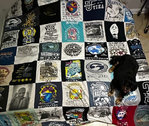 Customer photo review of Project Repat T-Shirt Quilt