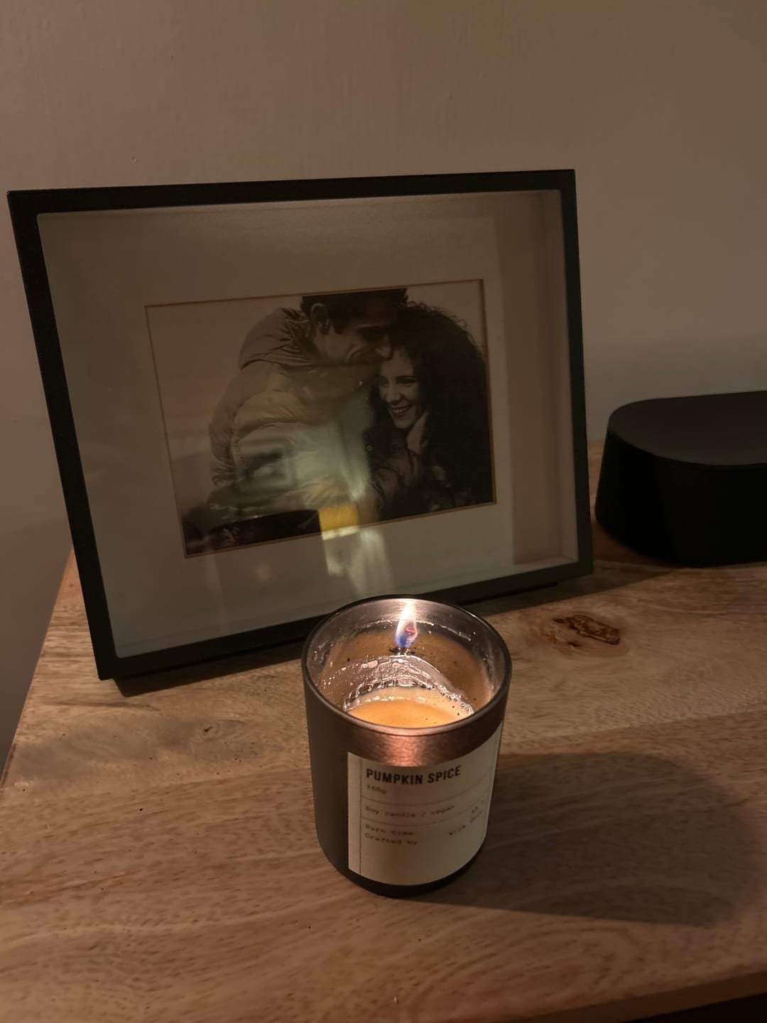 Customer photo review of Pumpkin Spice Candle | Cinnamon + Clove + Nutmeg