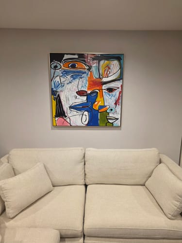 Customer review photo for Abstract Graffiti Art #GA019