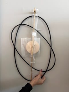 Customer photo review of Luxury Minimalist Gold Wall Clock