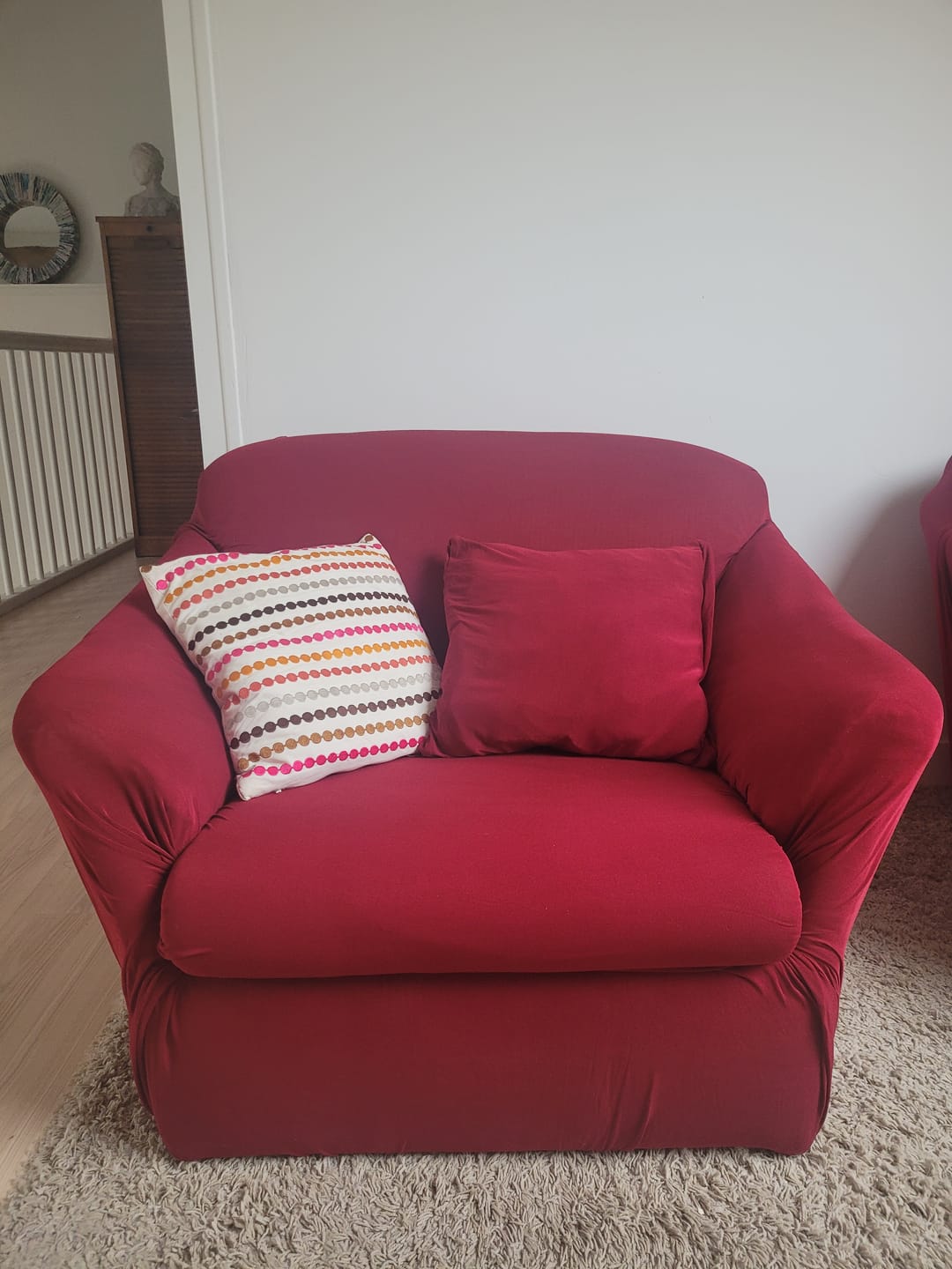 Customer photo review of Bordeaux - Housse de Canapé Extensible