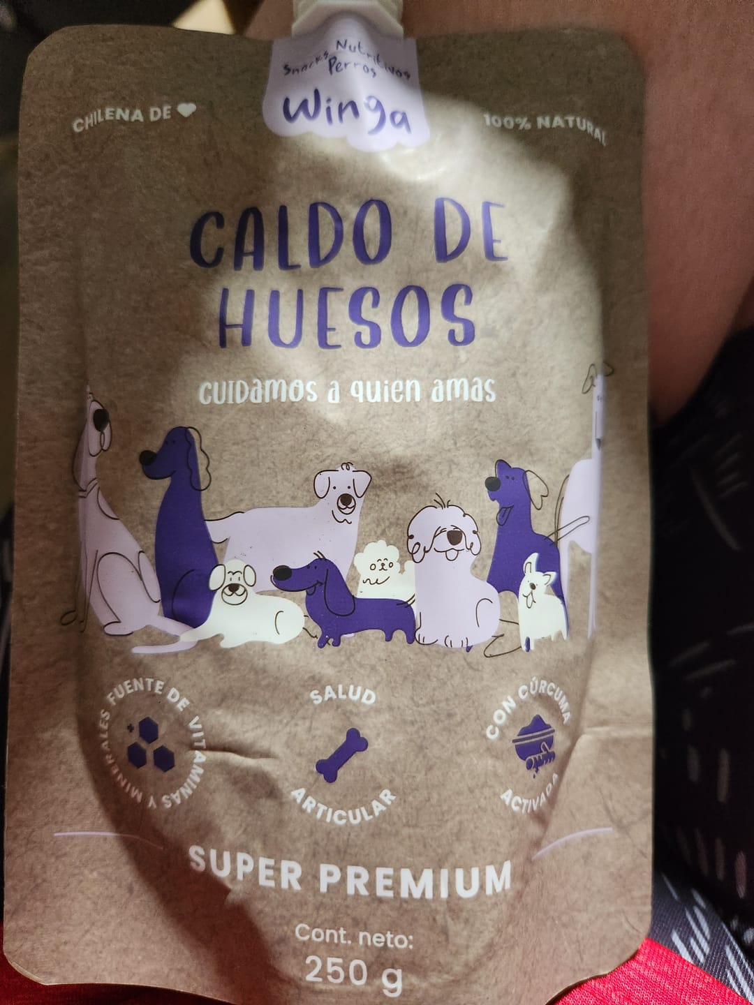Customer photo review of Caldo de Huesos Perros