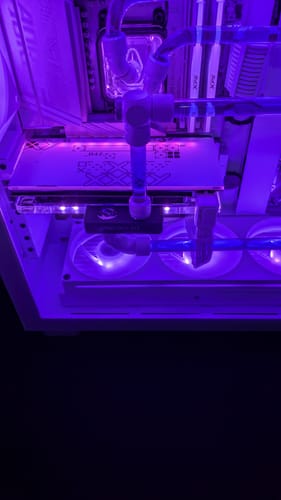 Customer photo review of Custom Design RGB GPU Backplate