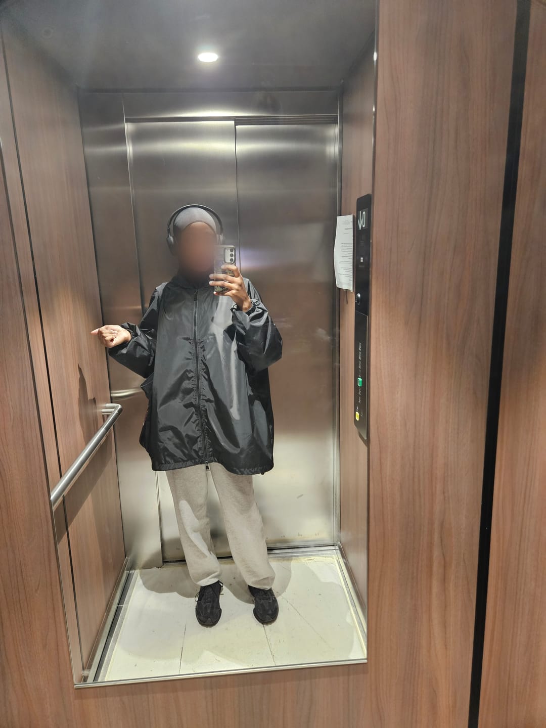 Customer photo review of VESTE COURTE IMPERMÉABLE