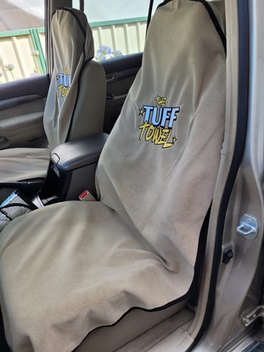 Customer photo review of Waterproof Car Towel Seat Cover