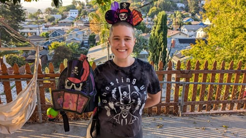 Customer photo review of Dr. Facilier Mickey Ears