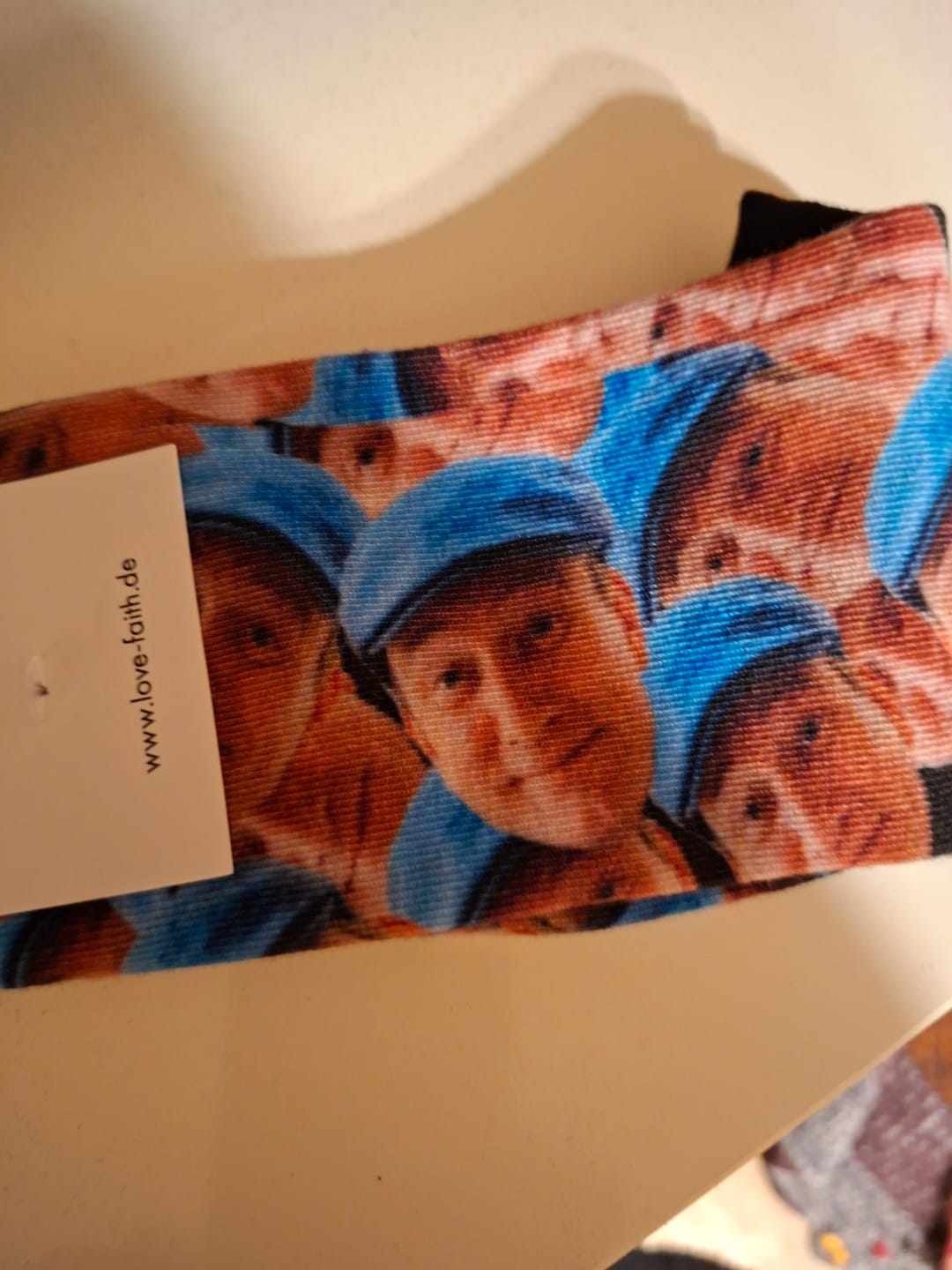 Customer photo review of Deine Socken - Personalisierte Socken mit Foto-Upload
