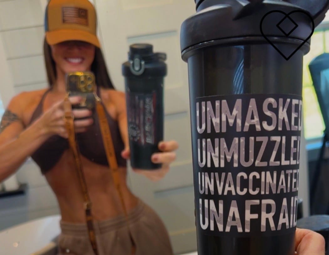 Customer photo review of Unmasked Unmuzzled Decal