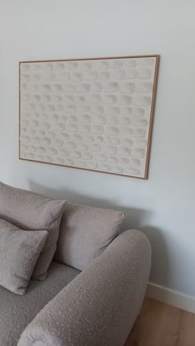 Customer review photo for Plaster Art Texture Painting #SG344