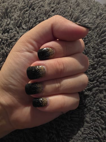 Nicole S. review of UV Gel: Midnight Gold Ombré image 1 out of 1