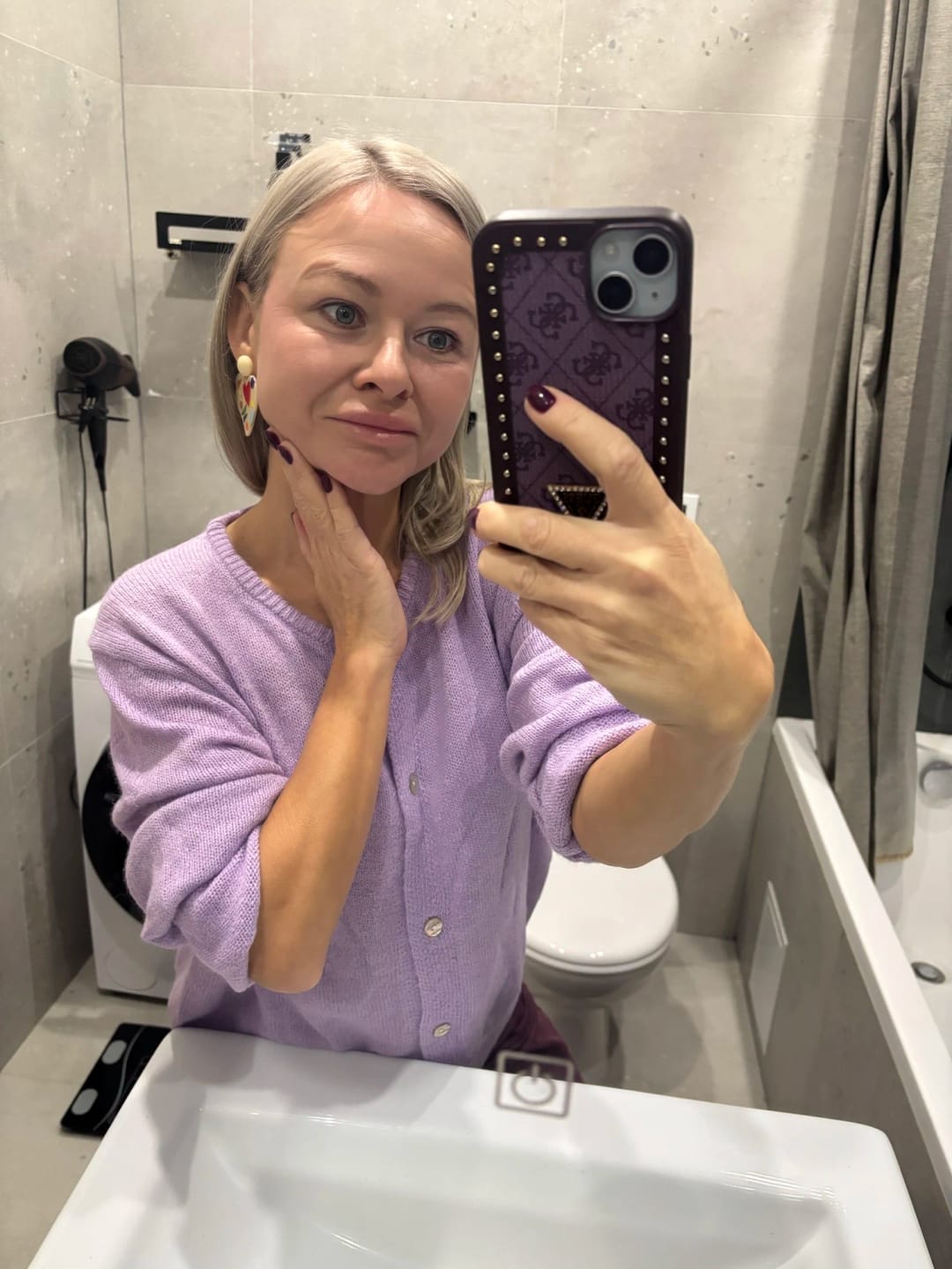Customer photo review of Hazel Soft Knit Cardigan