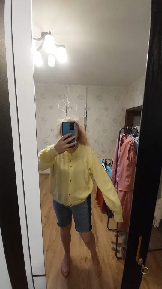 Customer photo review of Hazel Soft Knit Cardigan