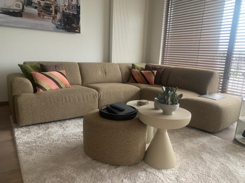Customer photo review of HKliving Striped Velvet Sierkussen 30 x 50 cm - Sunkissed