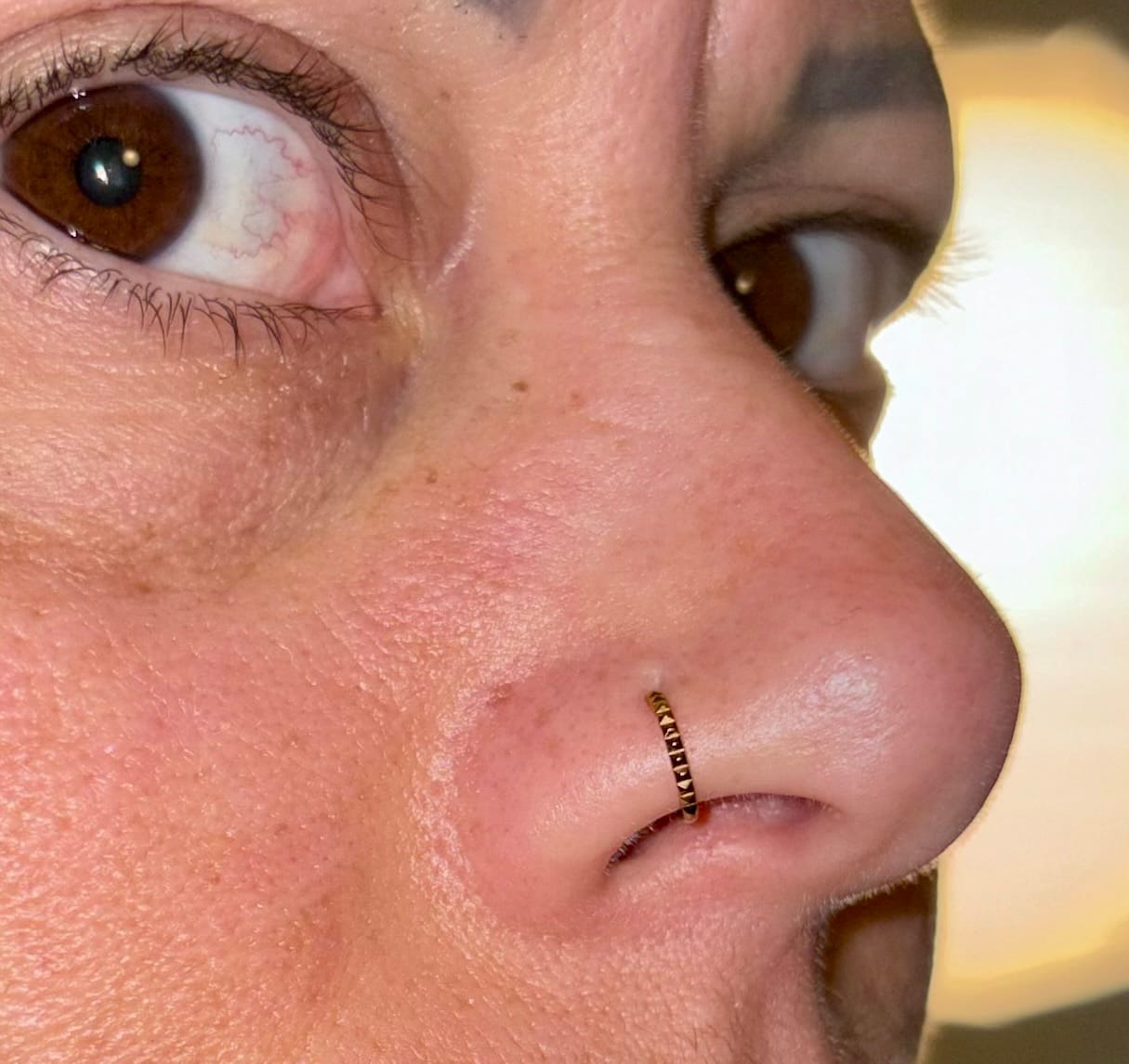 Customer photo review of Spike Clicker | Nasen- & Ohrpiercing