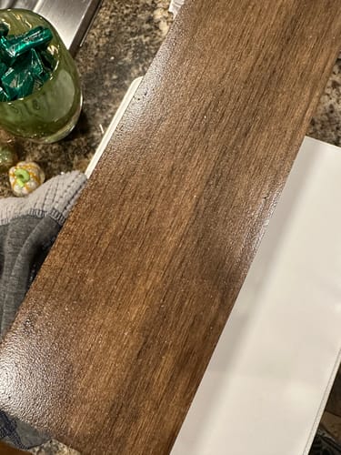 Customer photo review of Modern 3" Thick Floating Shelves