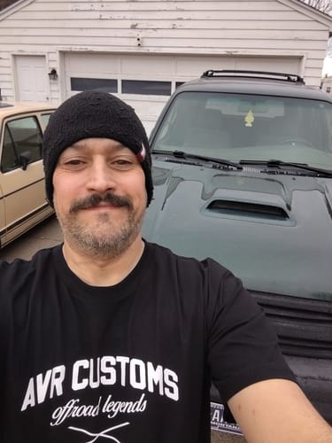 Customer photo review of AVR Offroad Legends T Shirt- Black