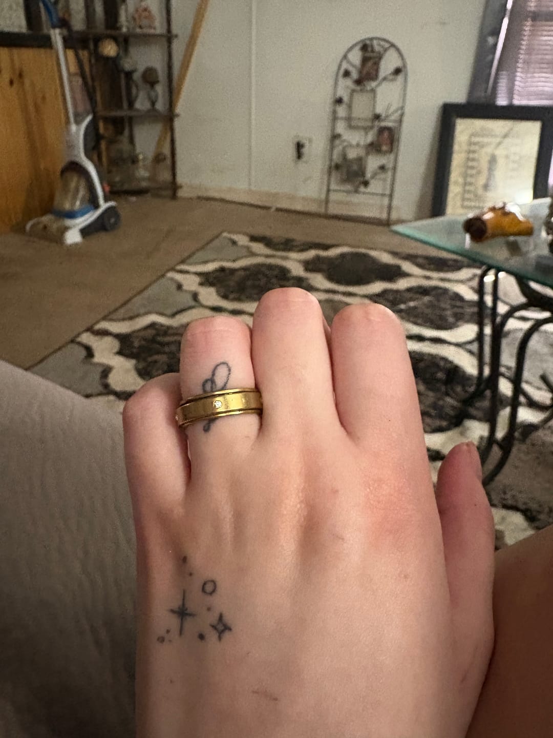 Customer photo review of Spins Love Ring