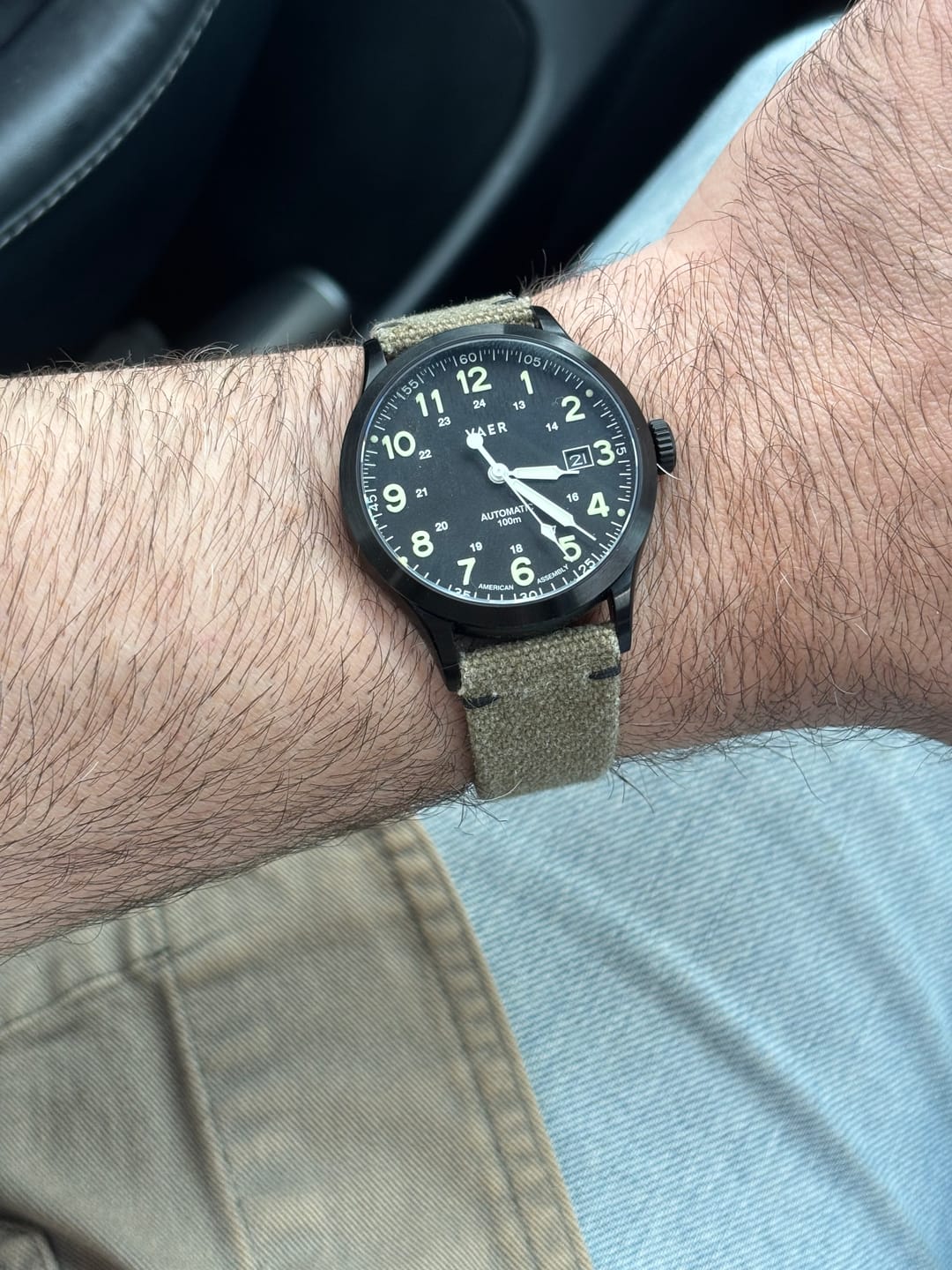 Customer photo review of Panzer Green Canvas