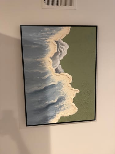 Customer review photo for Plaster Art Texture Painting #SG011