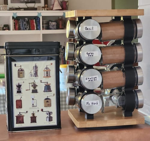 Customer photo review of Round Herb & Spice Labels – Pack of 110