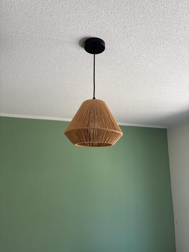 Customer photo review of Lámpara Techo Colgante Iris Moderna