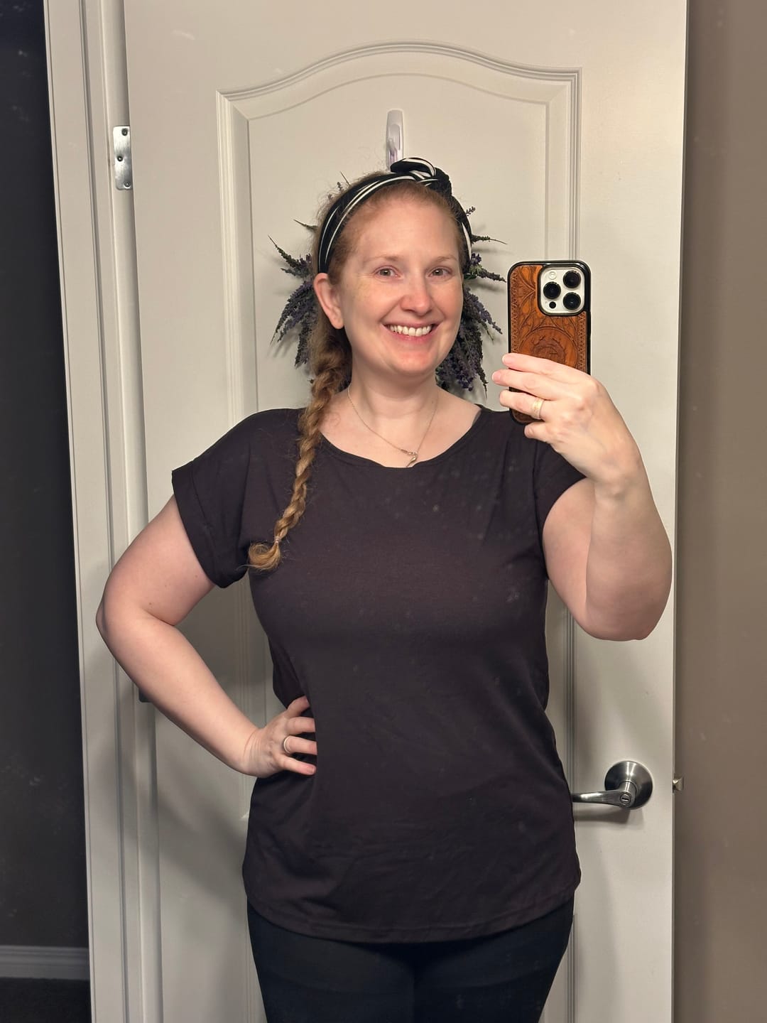 Customer photo review of *Pre-Sale* Cuff Tee