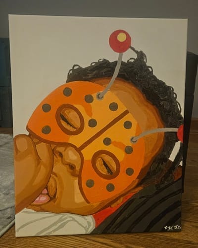 Customer photo review of Selfie Paint Party Kits