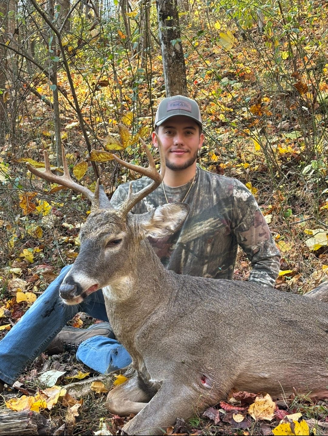 Customer photo review of Vis Series See Through Hunting Blind, Pop Up Ground Deer Blind