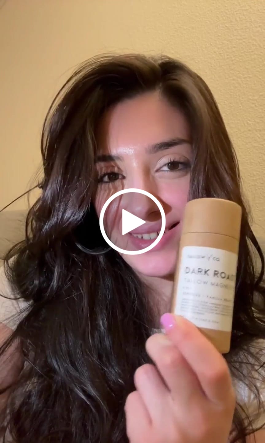 Customer video review of DARK ROAST TALLOW MAGNESIUM DEODORANT