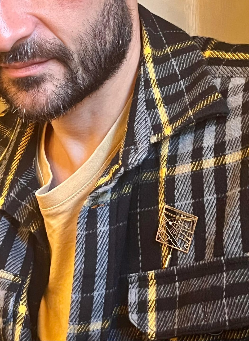 Customer photo review of Your Map Jewelry