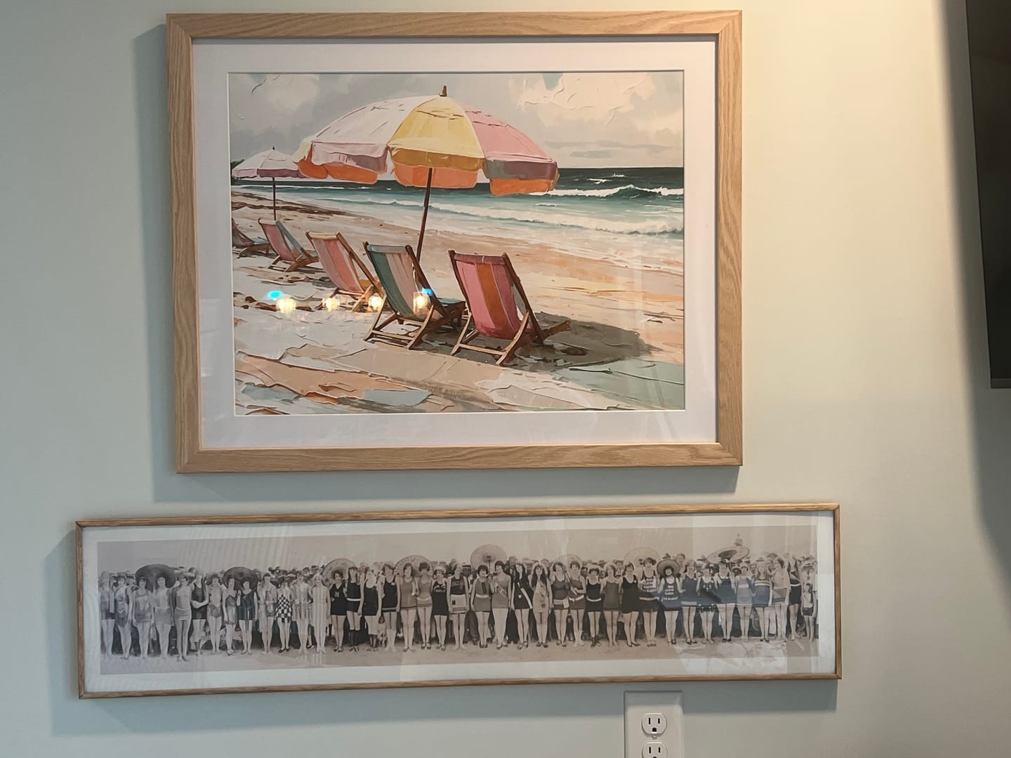 Customer photo review of Tropical Beach Print