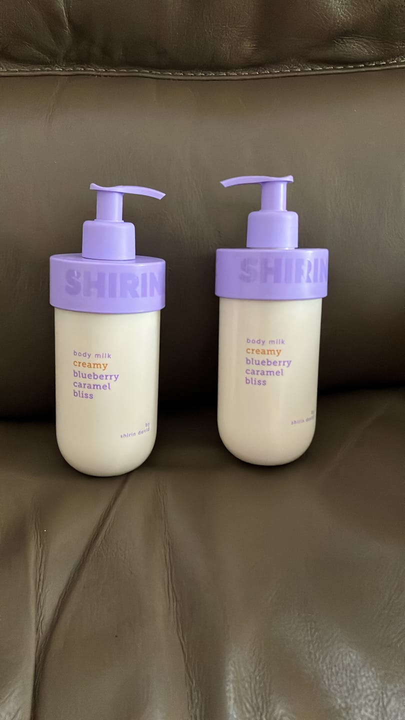 Customer photo review of Shower Gel Creamy Blueberry Caramel Bliss