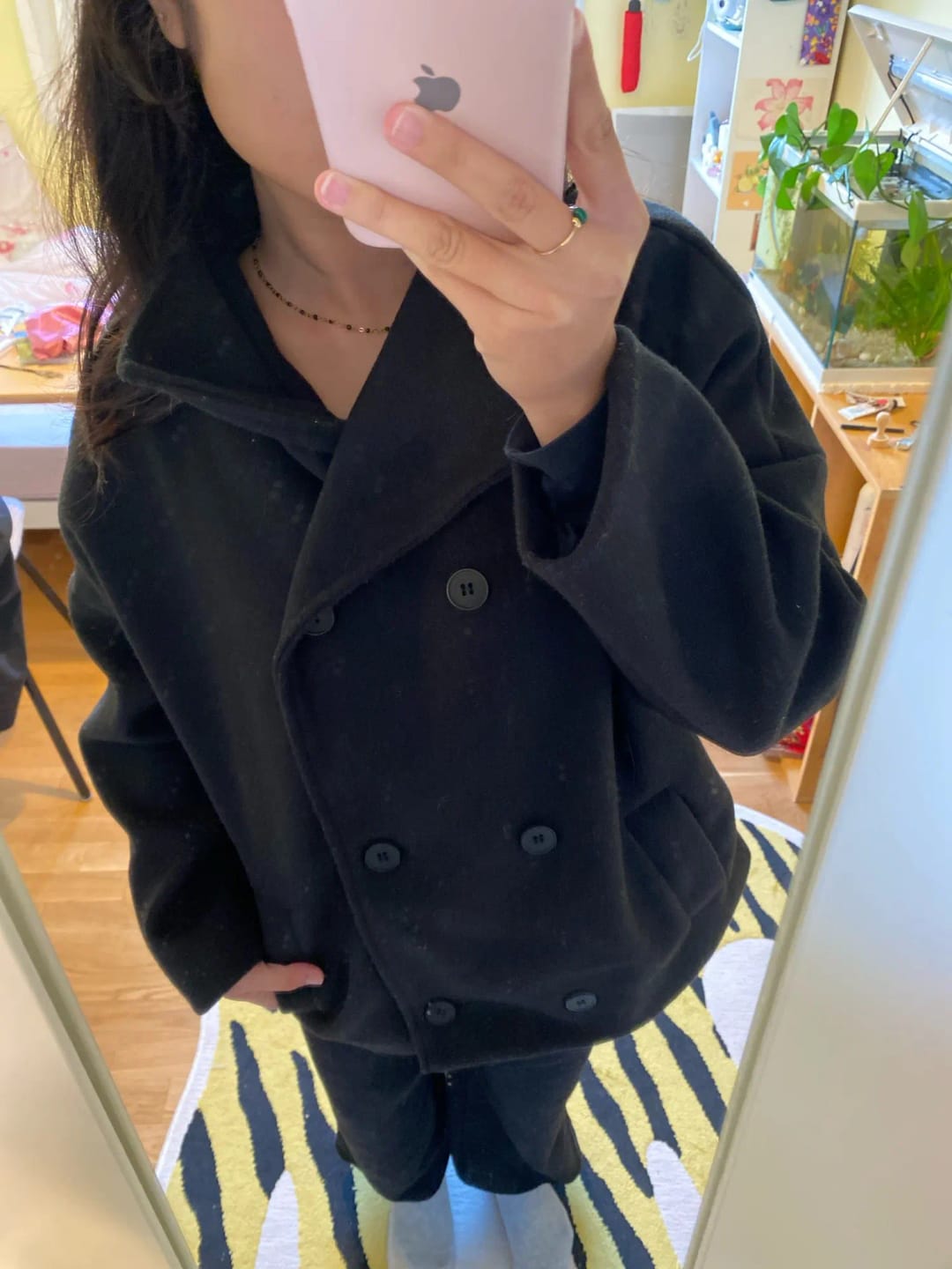 Customer photo review of Clarissa Jacket with Stand Collar
