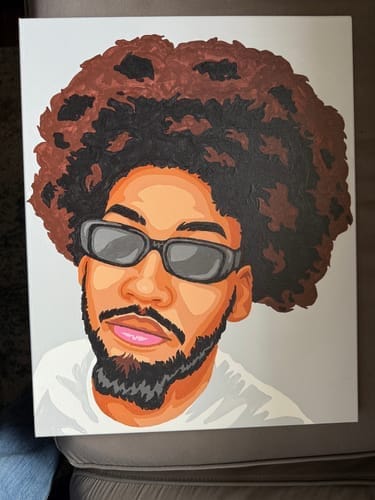 Customer photo review of Selfie Paint Party Kits