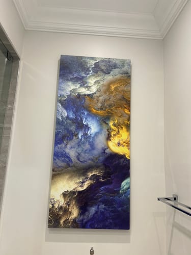 Customer photo review of 'Faith' Framed Canvas