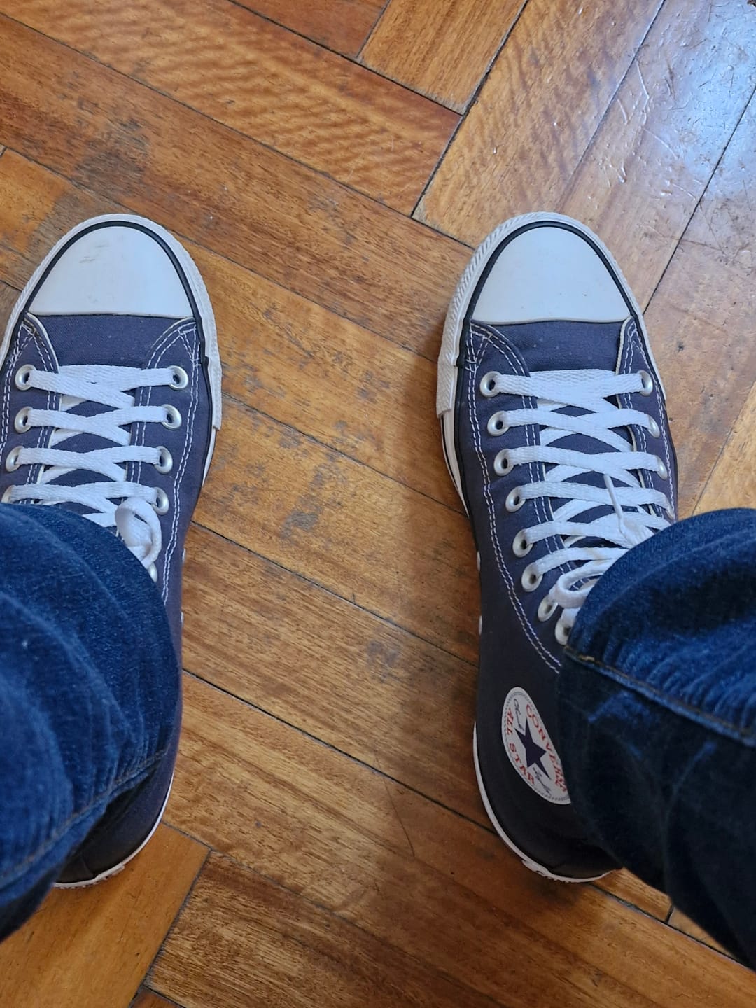 Customer photo review of Zapatillas Converse Chuck Taylor Hi Azul