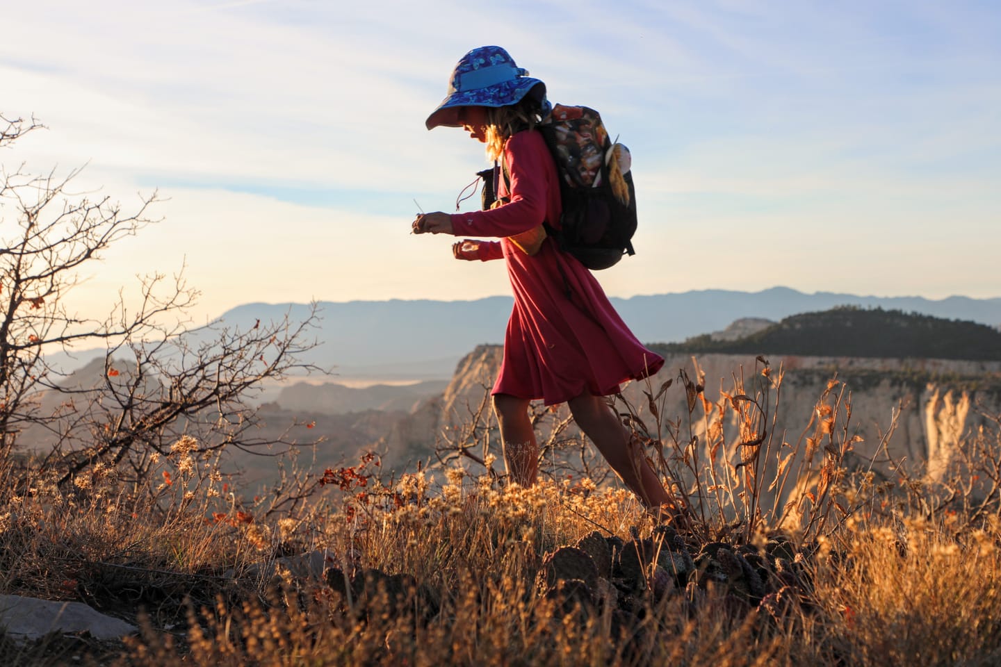 Customer photo review of Kids Merino Adventure Dress