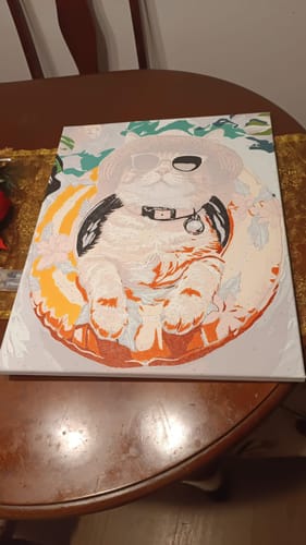 Customer photo review of GATO TAQUILLERO (Pintura por Números) 40x50 cm