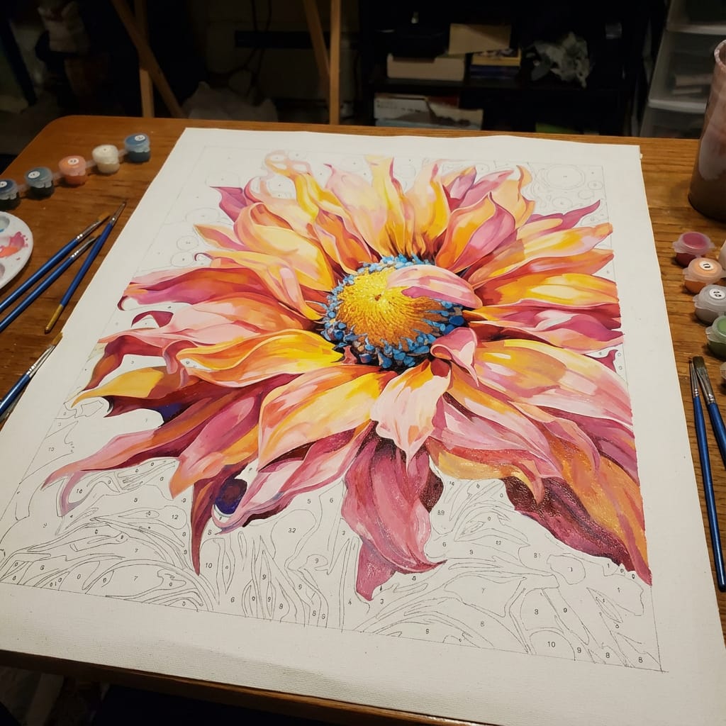Customer photo review of Bold Sunflower Dreams