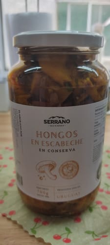 Customer photo review of Hongos al escabeche, artesanales