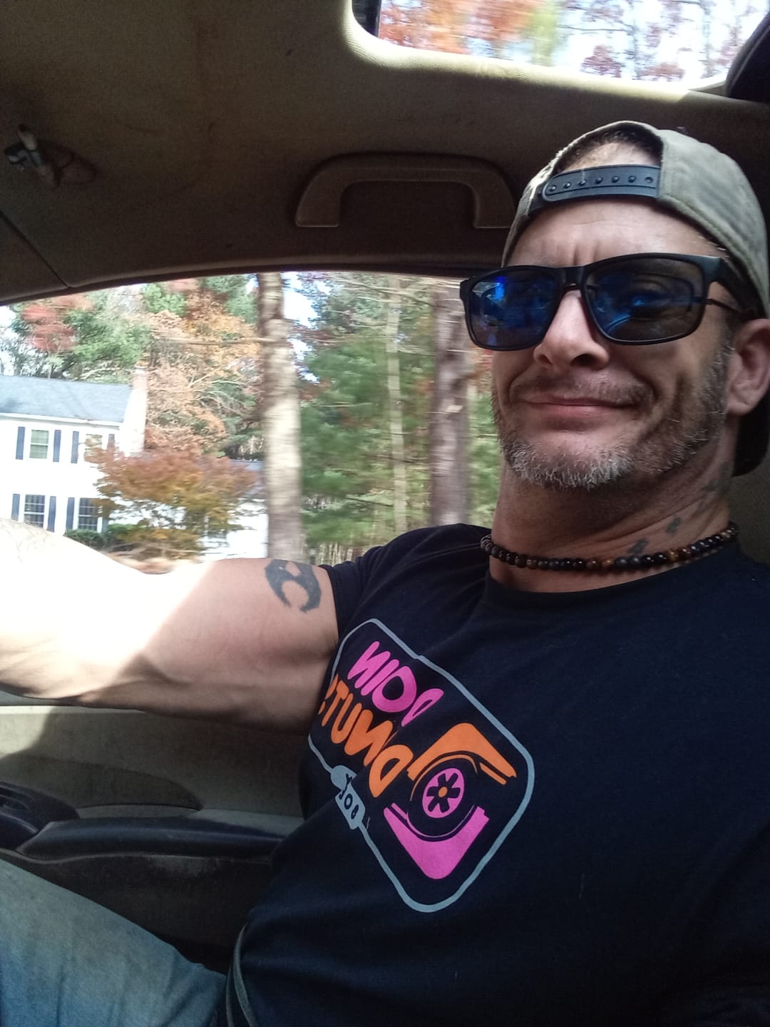 Customer photo review of 80Eighty® Doing Donuts Shirt
