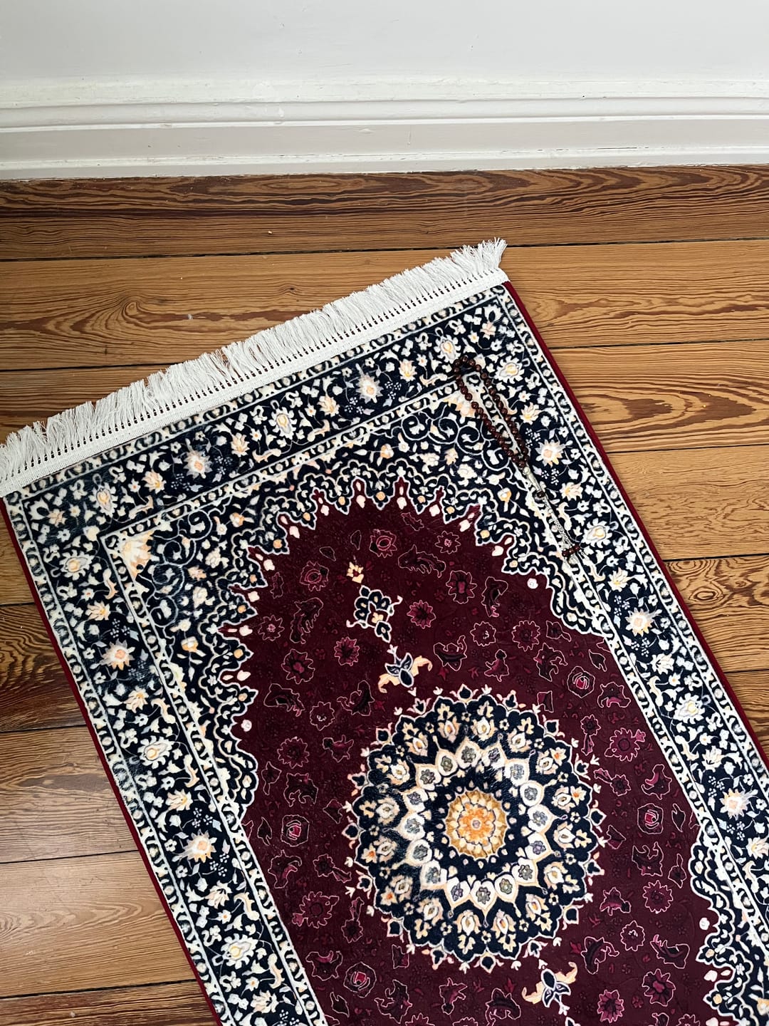 Customer photo review of Moroccan Padded Prayer Mat