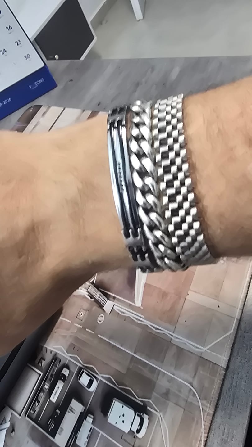 Customer photo review of צמיד כסף - Elegant Bracelet